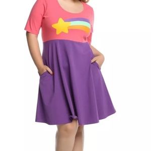 Hot Topic Gravity Falls Mabel Dress Cosplay Plus Size